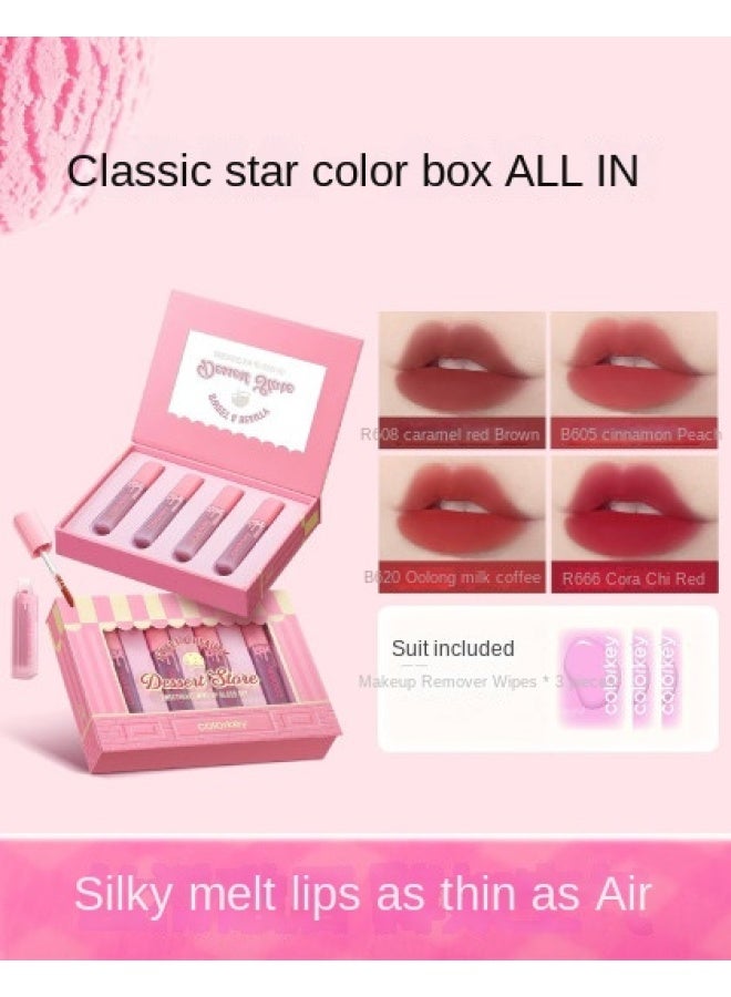 COLORKEY Lip Gloss Gift Set: Moisturizing, Smudge-proof, And Long-lasting Lipstick And Lip Gloss, Ideal For Gifting - Image 1