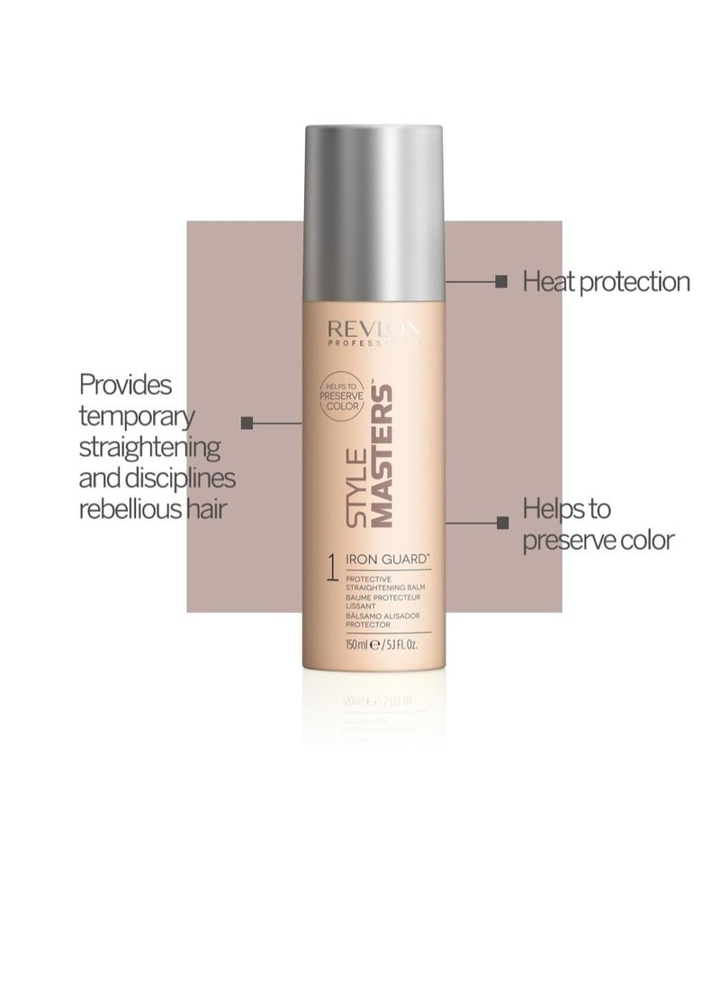 Revlon Professional Style Masters Iron Guard 1 Protective Straightening Balm 150Ml - Image 4