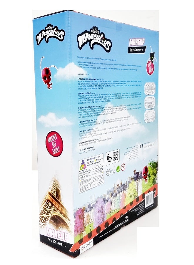 Miraculous حقيبة تجميل كبيرة بثمانية أوجه من 3 طوابق - Image 3