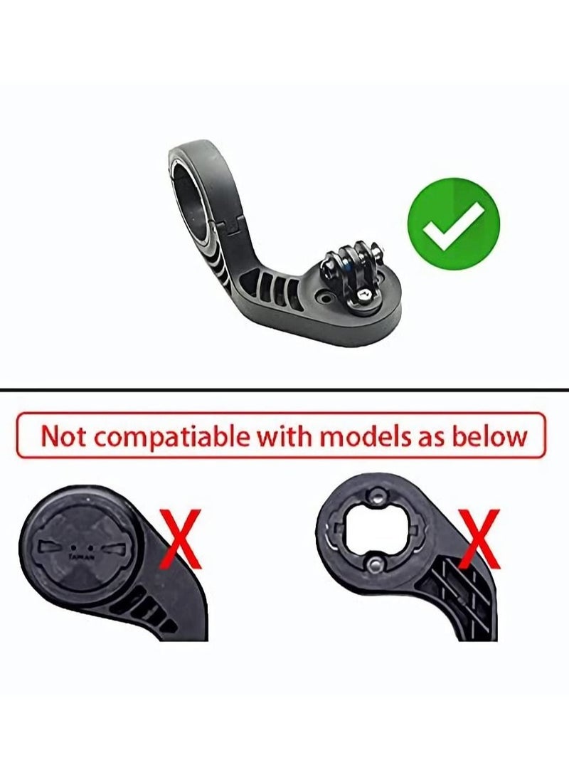 Captaintech Bicycle Combo Mount Adapter, Computer Bracket Camera Adapter for Garmin Edge 200 / 500 / 510 / 520 / 800 / 810 / 820 / 1000, for Gopro Sport Action Camera and Bryton Mount  - Image 2