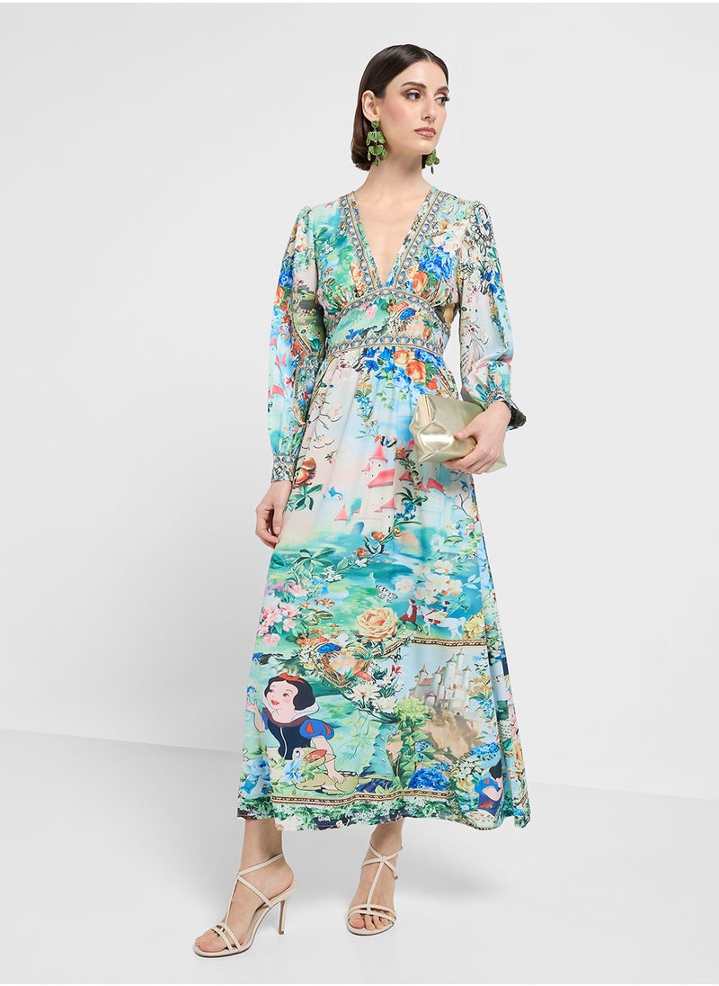 ELLA - Floral Print Dress - Image 1