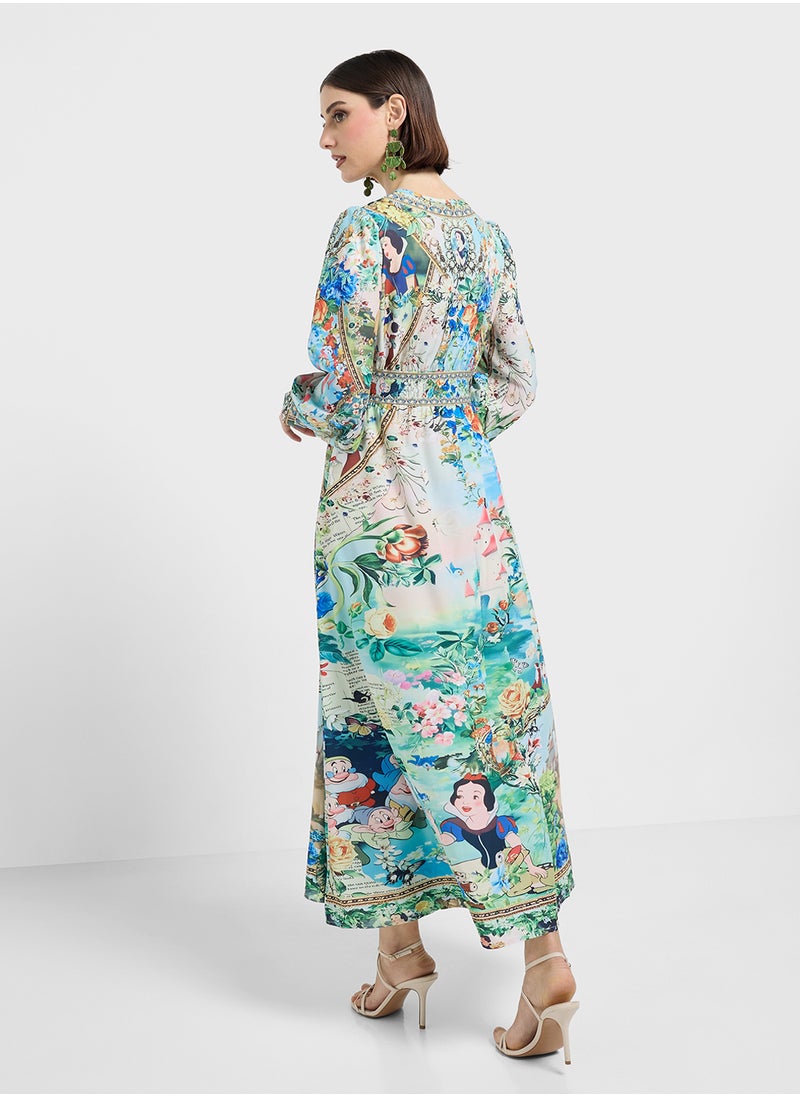 ELLA - Floral Print Dress - Image 1