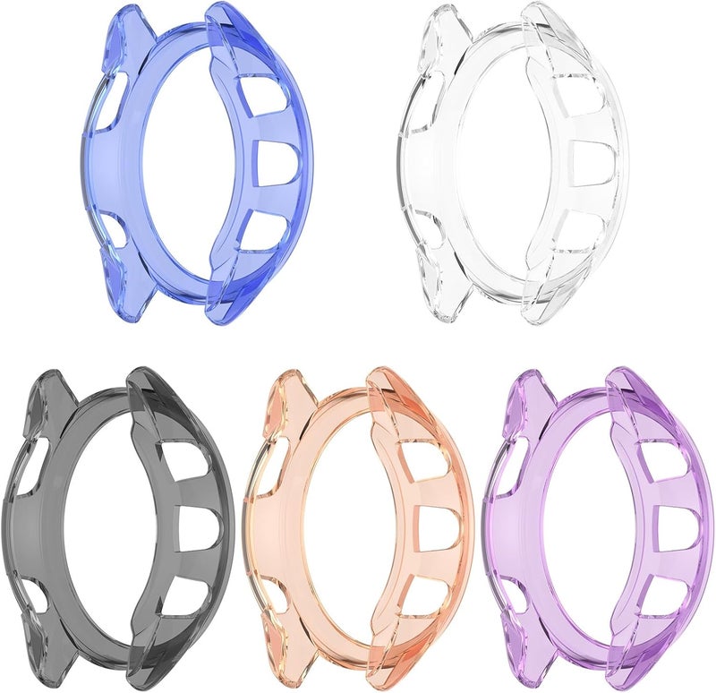 لوكيكي غطاء حماية متوافق مع Garmin Forerunner 165 و165 Music، غطاء حماية من مادة TPU، غطاء حماية خارجي من TPU متوافق مع ساعات Garmin Forerunner 165 و165 Music (أسود) - Image 4