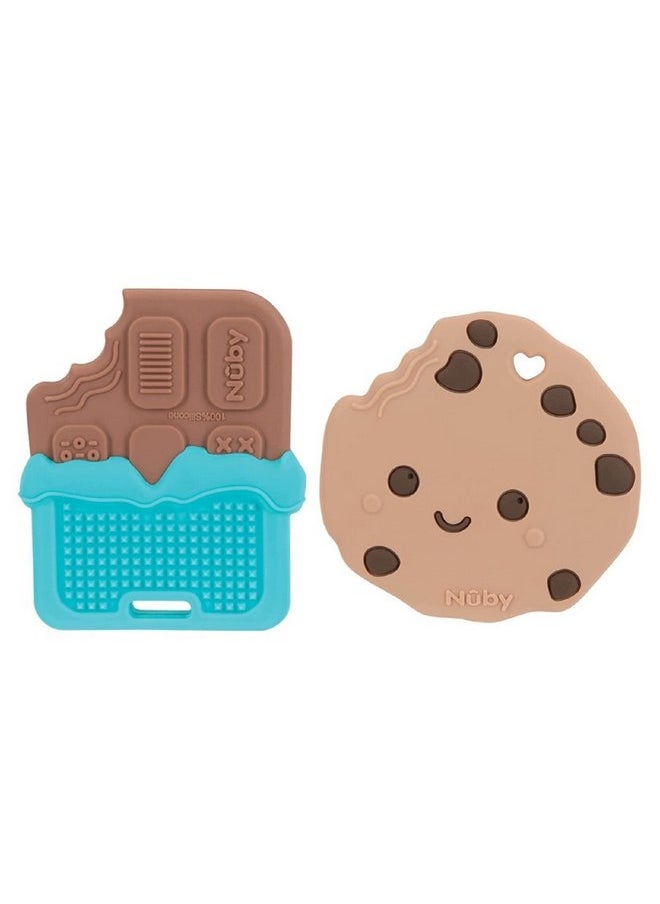 Nuby All Silicone Chocolate Chip Cookie and Chocolate Bar Teether - 3+ Months (Cookie/Chocolate) - pzsku/Z75103338A5260C1B5851Z/45/_/1737031513/a4bc381c-675e-4fc8-8f58-0475eae8f5db