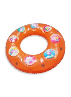 Generic Sound Swimming Ring Inflatable Waist Float, Orange  Small Size " 60cm "  Float Boat Fun Water Toys For Boys & Girls  - Image 3