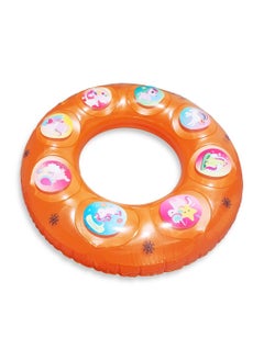 Generic Sound Swimming Ring Inflatable Waist Float, Orange  Small Size " 60cm "  Float Boat Fun Water Toys For Boys & Girls  - Image 2
