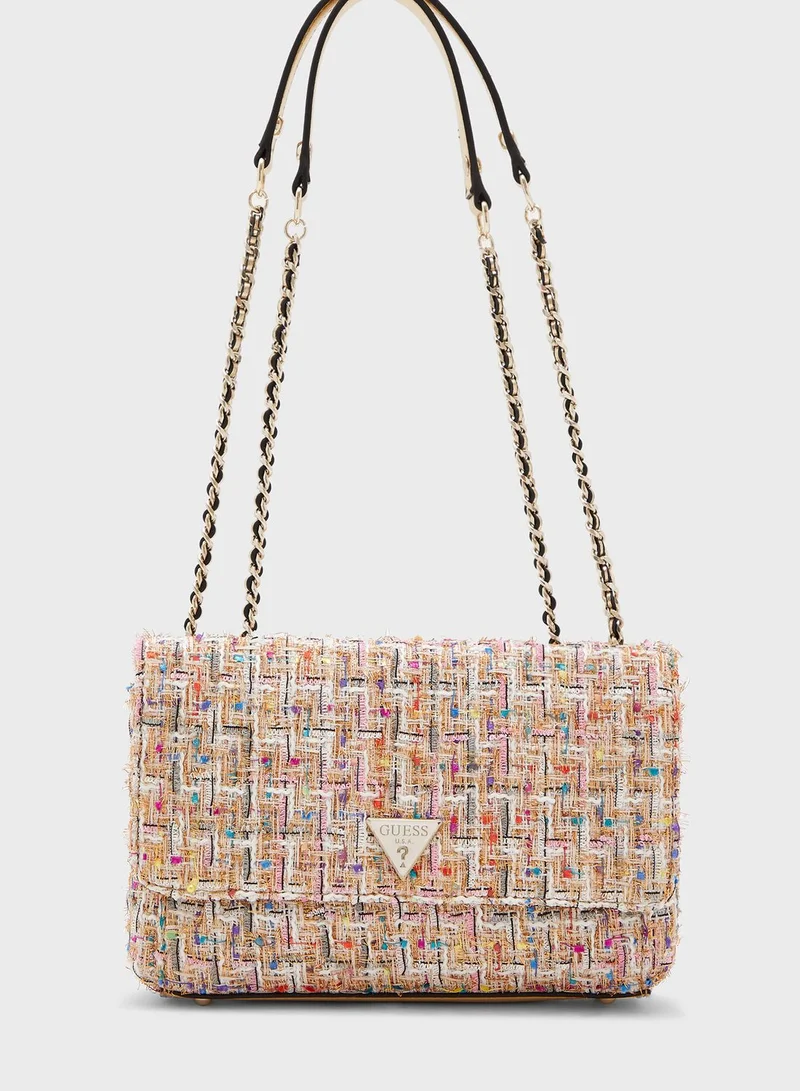 GUESS Cessily Convertible Flap Over Crossbody