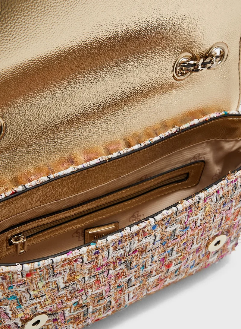 GUESS Cessily Convertible Flap Over Crossbody