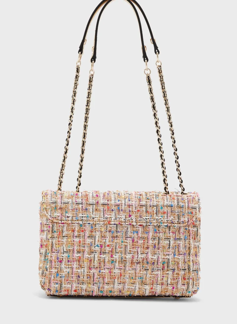 GUESS Cessily Convertible Flap Over Crossbody