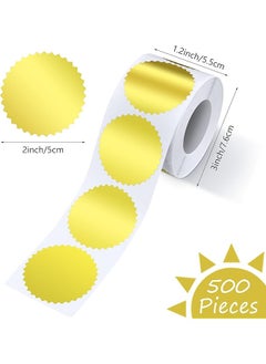 erorex Gold Seal Stickers Add A Touch Of Elegance To Your Certificates And Envelopes With 2 Inch（500Pcs）  - Image 2