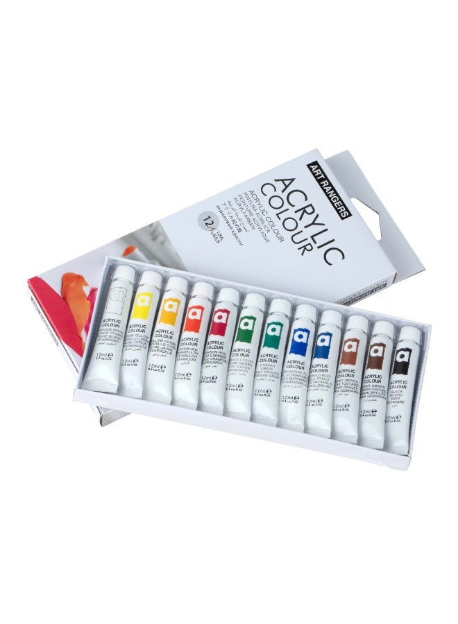 Art Ranger Acrylic Paint Set - 12 colors - Image 1