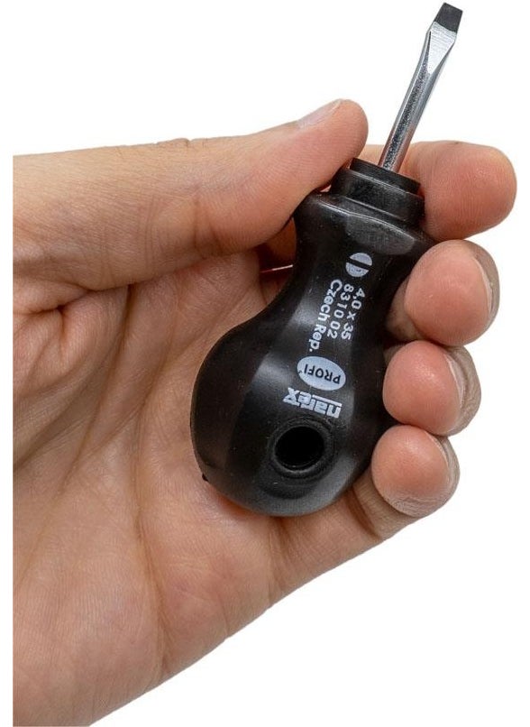 NAREX 831002 Mini Line Profi Flat Tip Spinner Screwdriver 4X35 mm  - Image 5