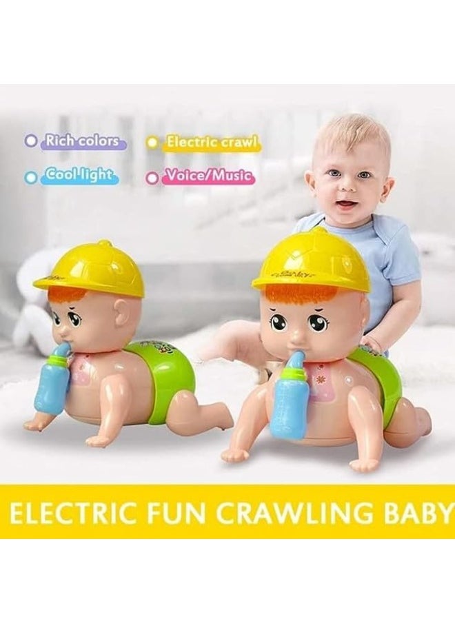 TOY GARDEN Musical Crawling Baby Toy with Dazzling Lights and Dynamic Sound – Early Learning Plastic Toy for Babies, Kids, and Infants with 3D Moving Lights  - Image 2