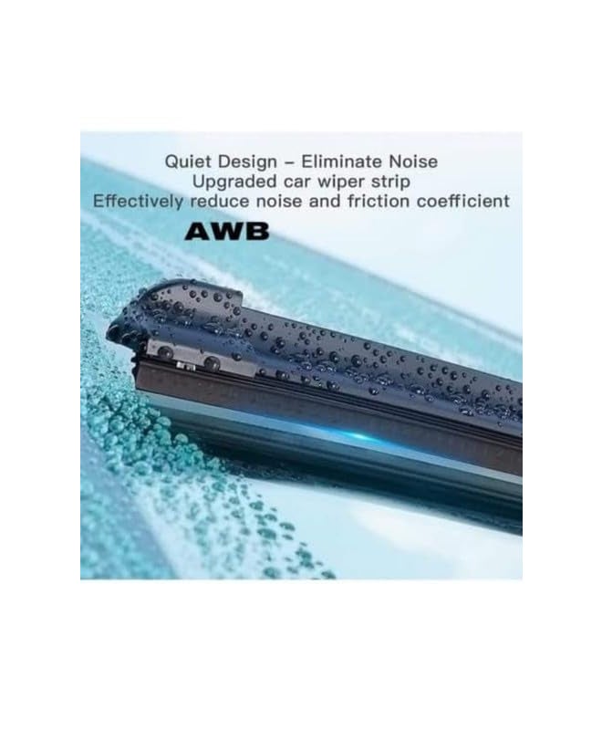 AWB® Front Wiper Blade Compatible with Volvo XC 90 (2015-2022) OEM Type(Pack of 2) - Image 3