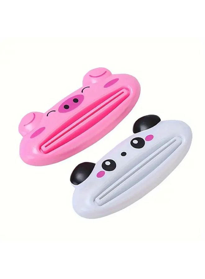 3 Pcs Cartoon Toothpaste Squeezer White Easy Use Portable Tube Dispenser Cute Animal Travel Home - Image 5