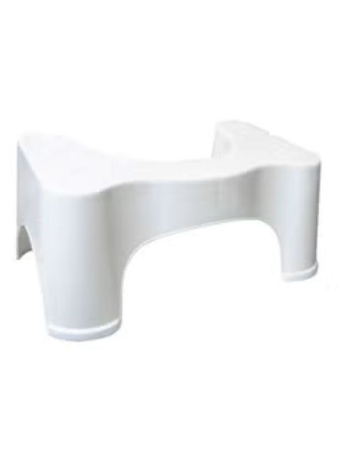 يوريفو مرحاض البراز: عدم الانزلاق البلاستيك قعادة البراز القرفصاء الموقف أنبوب البراز المحمولة خطوة البراز للبالغين الأطفال تحسين وضع الحمام والراحة البيضاء. - Image 4