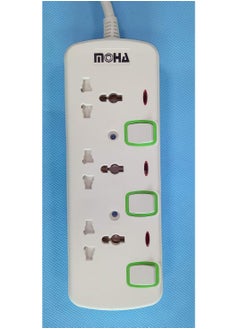 MOHA 3-Way Socket Power Extension With White 2meter  - Image 5