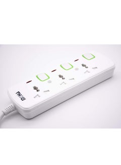 MOHA 3-Way Socket Power Extension With White 2meter  - Image 2