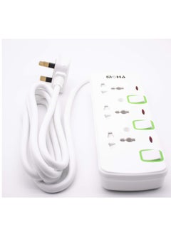 MOHA 3-Way Socket Power Extension With White 2meter  - Image 4
