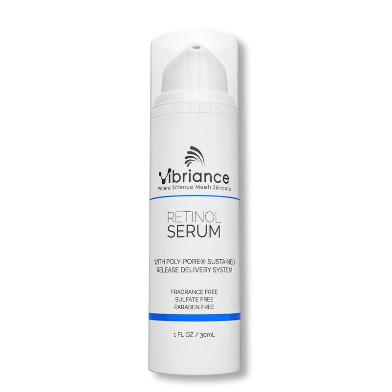 Vibriance Retinol Serum for Face - Reduces Appearance of Deep Wrinkles and Large Pores, Enhances Tone, Improves Complexion - Sensitive, Mature Skin Night Cream - 1 fl oz - Image 1