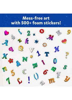 Skillmatics Skillmatics Art & Craft Activity - Foil Fun Letter & Number Stickers, Mess-Free Art, School Project Kits, DIY Colourful Creative Activity, Gifts for Girls & Boys Ages 5, 6, 7, 8, 9, and Up  - Image 4