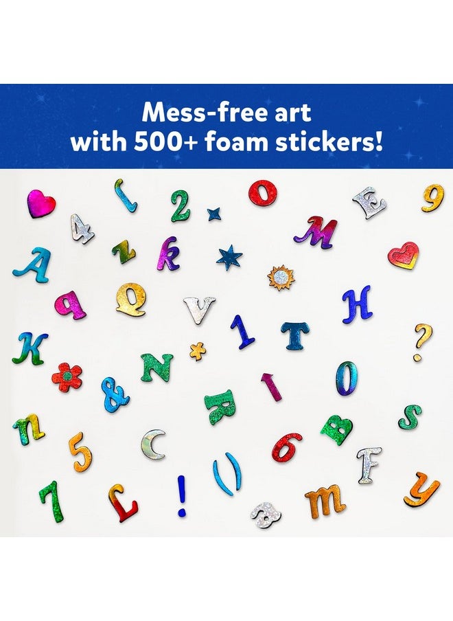 Skillmatics Skillmatics Art & Craft Activity - Foil Fun Letter & Number Stickers, Mess-Free Art, School Project Kits, DIY Colourful Creative Activity, Gifts for Girls & Boys Ages 5, 6, 7, 8, 9, and Up  - Image 4