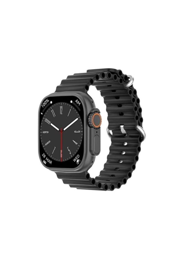 W&O Smart Watch X9 Ultra Super Amoled Display Screen And Aluminum Case Wireless Charging 49mm - Image 1