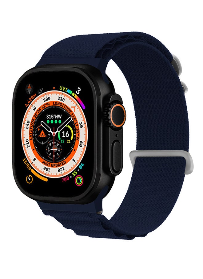 Generic Alpine Loop Band For Apple Watch Band 49mm/45mm/44mm/42mm Nylon Woven Sport Strap Compatible with iWatch Series Ultra2/Ultra/8/7/SE/6/5/4/3/2/1 Adjustable Strap  - Image 2