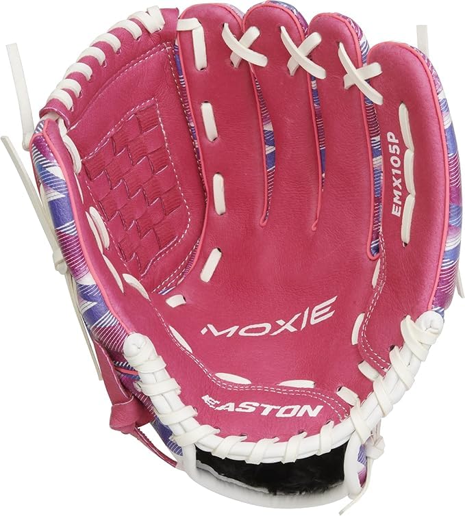 Easton | MOXIE Baseball Glove | Right Hand Throw | 10.5" Basket Web | Pink - Image 4