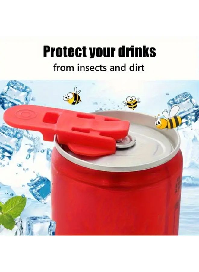 6pcs Colorful Manual Can Opener Set With Bottle Cap Protector And Reusable Lid Remover - Image 4
