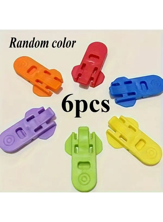 6pcs Colorful Manual Can Opener Set With Bottle Cap Protector And Reusable Lid Remover - Image 2