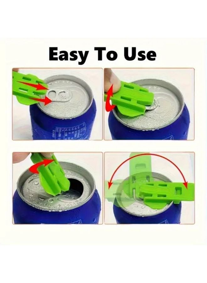 6pcs Colorful Manual Can Opener Set With Bottle Cap Protector And Reusable Lid Remover - Image 5