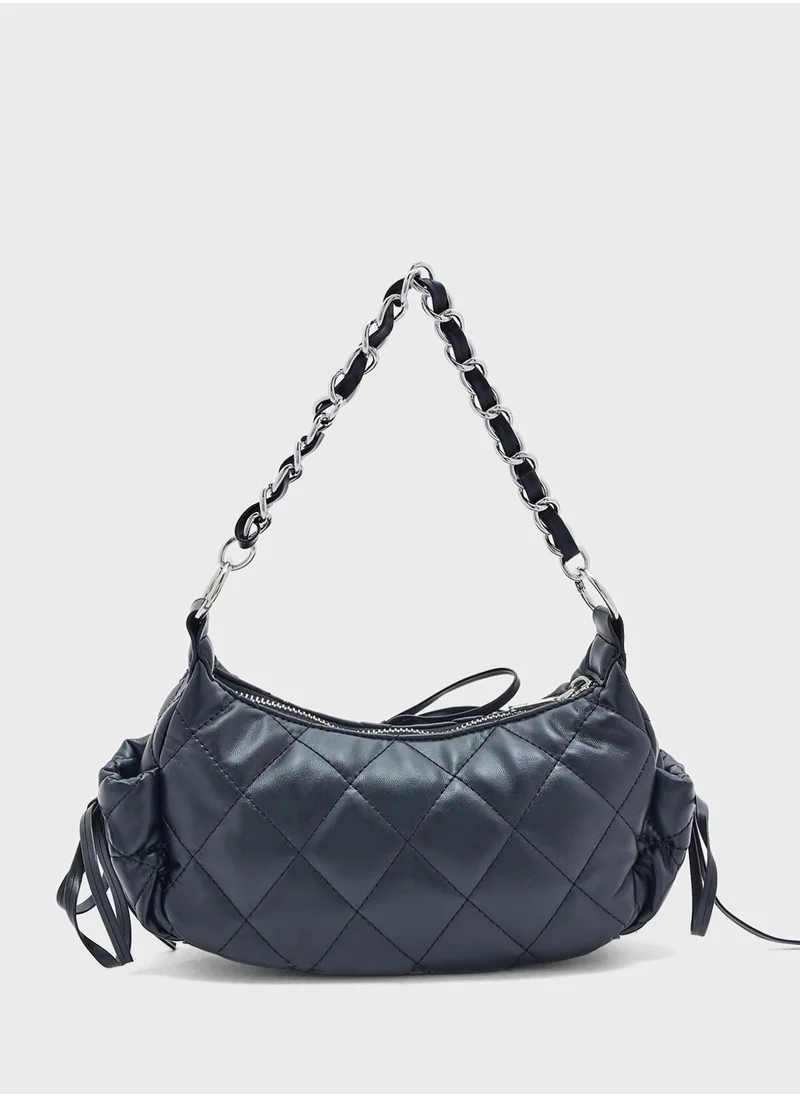 ايلا Quilted Bow Shoulder Bag