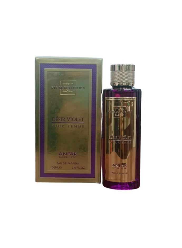 Anfar Desir Violet Pour Femme Eau de Parfum for Women - 100ml | Elegant & Alluring Floral Fragrance - Image 2