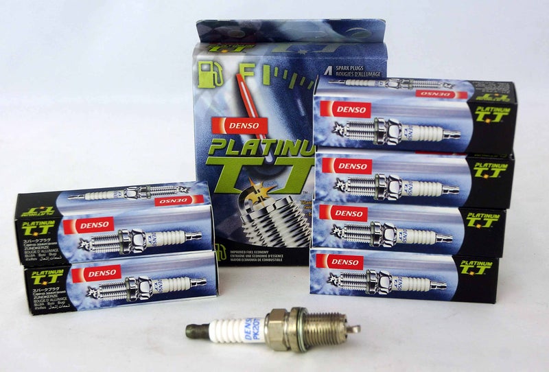 Denso 6 PCSNEW -- DENSO #4504 PLATINUM T T Spark Plugs -- PK20TT - Image 1