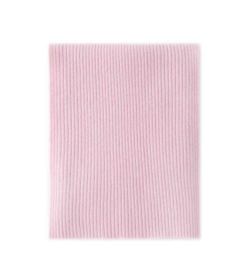 Lallier Cashmere Wool Scarf, Ultra Soft Classic Ribbed Solid Color Winter Scarf for Men and Women with Gift Box, Lavender - Image 5