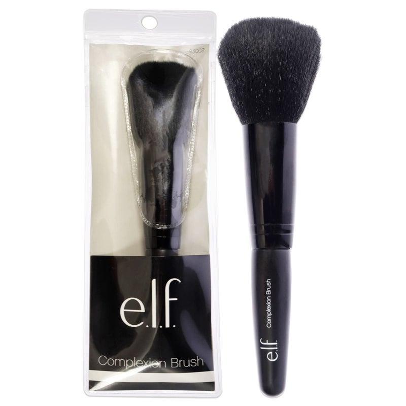 elf Cosmetics Complexion Brush for Flawless Makeup Application CrueltyFree Synthetic Taklon Brush