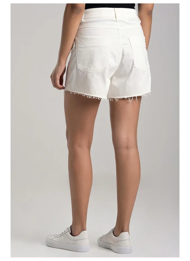 Carmen Steffens  Short Mom Basic Off-white for Women | Best Price UAE