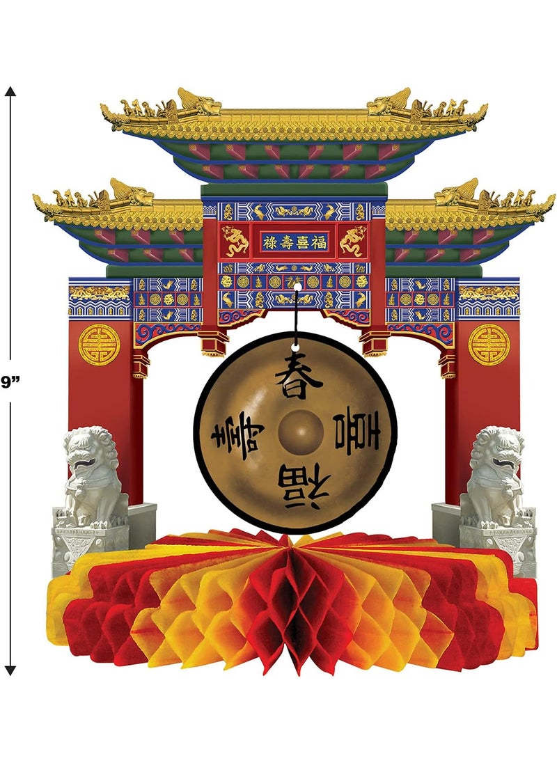 Beistle Asian Gong Centerpiece  - Image 2