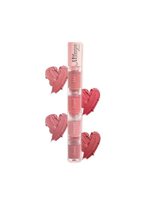 Quad Squad 2.0, Matte Liquid Lipstick 4 Shades In 1, Intense Color, Long-Lasting, Moisturizing & Non-Drying, Smudge-Proof & Waterproof (4Ml)