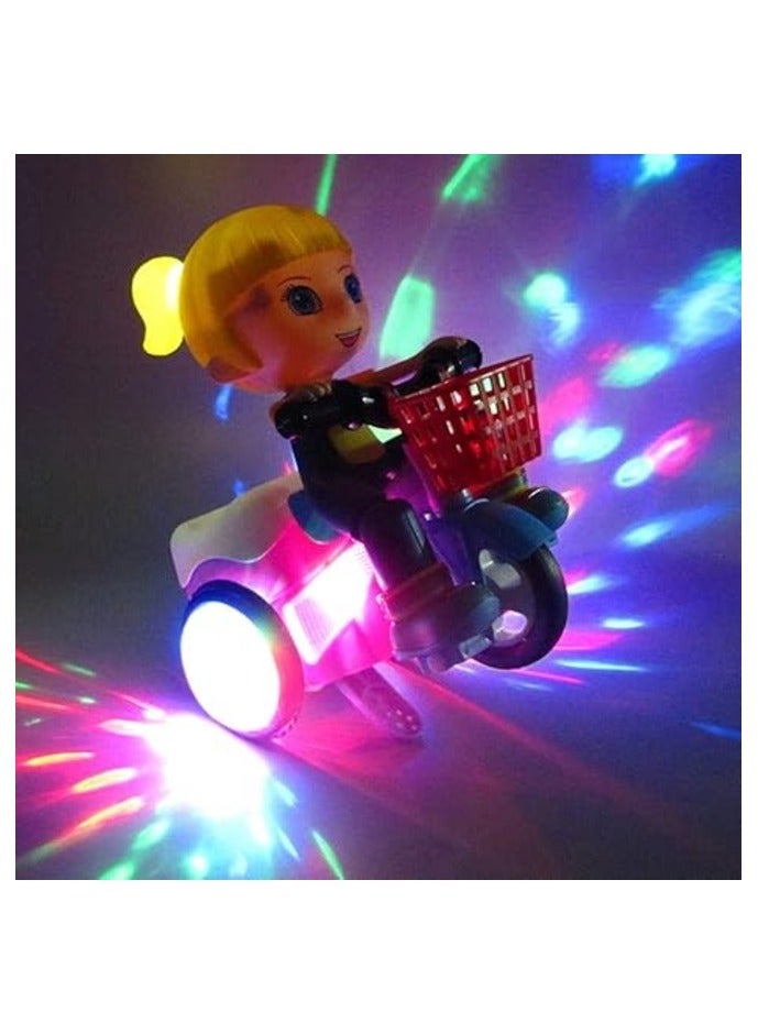 Toy Box Stunt Tricyle Toy Lights and Sound Electric Car Model Toy Vehicles Toys for Toddlers Baby Kids Children Birthday, Girl - Image 5