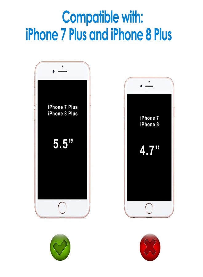 JETech Screen Protector for iPhone 8 Plus and iPhone 7 Plus, 5.5-Inch, Tempered Glass Film, 3-Pack - Image 2