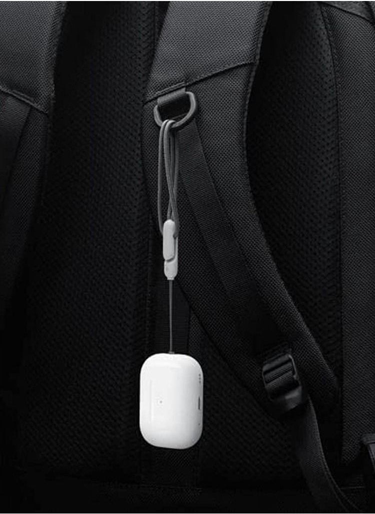 OIMG - متوافق مع سماعات Airpods Pro 2 2022 اللاسلكية الجديدة المزودة بتقنية البلوتوث وغطاء سماعات الأذن المضفر المضاد للضياع (رمادي) - Image 1
