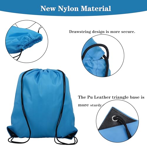 Topspeeder 42 Pcs Drawstring Backpack Bags Sack Pack Cinch Tote Sport Storage Polyester Bag for Gym Traveling（20 Colors） - Image 4