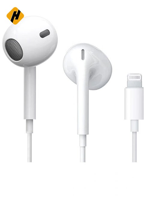 Lightning Headphone Wired for iPhone 13 [Apple MFi Certified] Built-in Microphone & Volume Control, in-Ear Stereo Headset Compatible with iPhone 13 Mini/SE/12 Pro/12Pro Max/11/X/8 7-All iOS System