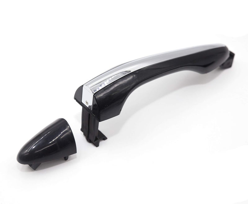 Otois Exterior Door Handle BlackChrome with Finish Cap For Kia Optima 2011 2015 Front Passenger Side
