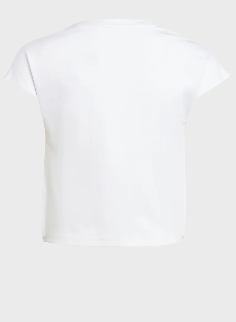 Adidas Yoga Aeroready Crop Slim T-Shirt Kids