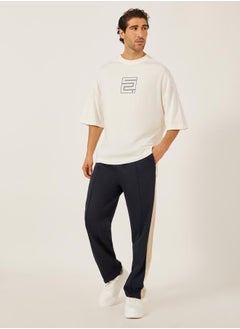 Styli Chest Graphic Compact Jersey Boxy T-Shirt  - Image 2