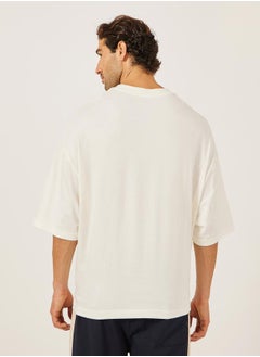 Styli Chest Graphic Compact Jersey Boxy T-Shirt  - Image 4
