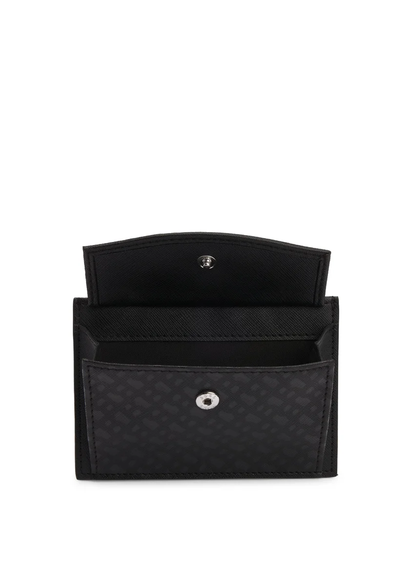 بوس Card holder with monogram pattern